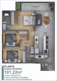 Apartamento Para Vender com 3 quartos Itacolomi em Balneário Piçarras