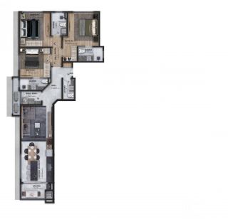 Apartamento com 3 Suítes no Itacolomi em Balneário Piçarras