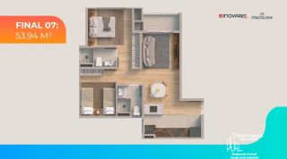 Apartamento com 1 Suíte e 1 Dormitório em Itajuba, Barra Velha