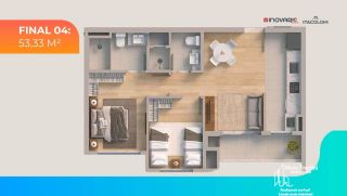Apartamento com 1 Suíte e 1 Dormitório em Itajuba, Barra Velha