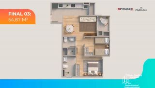 Apartamento com 1 Suíte e 1 Dormitório em Itajuba, Barra Velha