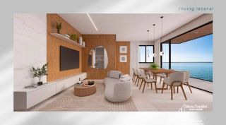Apartamento  Frente Mar - Pé na Areia no  Tabuleiro em Barra Velha