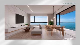 Apartamento  Frente Mar - Pé na Areia no  Tabuleiro em Barra Velha