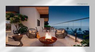 Apartamento  Frente Mar - Pé na Areia no  Tabuleiro em Barra Velha