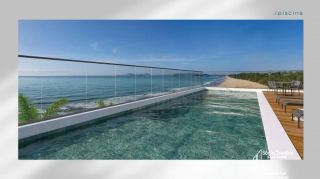 Apartamento  Frente Mar - Pé na Areia no  Tabuleiro em Barra Velha