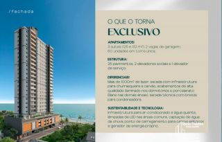 Apartamento  Frente Mar - Pé na Areia no  Tabuleiro em Barra Velha