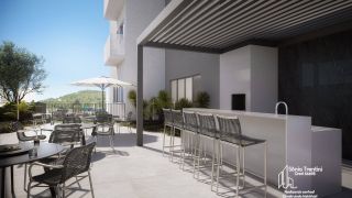 Apartamento com 2 quartos, sendo 1 suíte em Itapema