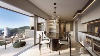 Apartamento com 2 quartos, sendo 1 suíte em Itapema