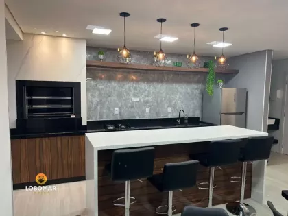 Apartamento Mobiliado com 3 Dormitórios no Centro em Balneário Piçarras