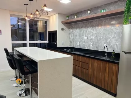 Apartamento Mobiliado com 3 Dormitórios no Centro em Balneário Piçarras