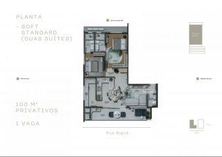 Apartamento com 2 Suítes - Quadra Mar em Balneário Piçarras