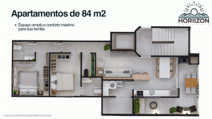 Apartamento Com 2 Suítes no Itacolomi em Balneário Piçarras