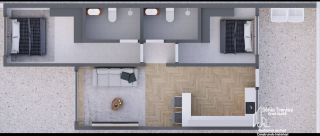 Casa Geminada com 1 Suíte em Penha