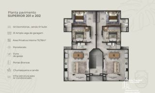 Apartamento com 1 Suíte e 1 Quartos no Itacolomi em Balneário Piçarras