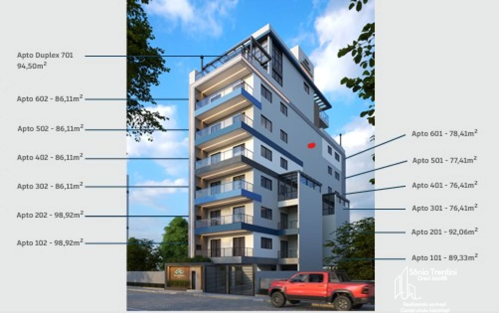 Ocean Waves Residence Apartamento com1 Suíte e 2 Dormitórios em Balneário Piçarras