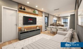 Apartamento com1 Suíte e 1 Dormitório no Itacolomi em Balneário Piçarras