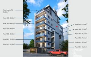 Apartamento com1 Suíte e 1 Dormitório no Itacolomi em Balneário Piçarras