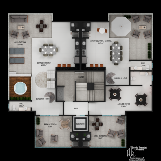 Apartamento 3 suítes no Itacolomi em Balneário Piçarras