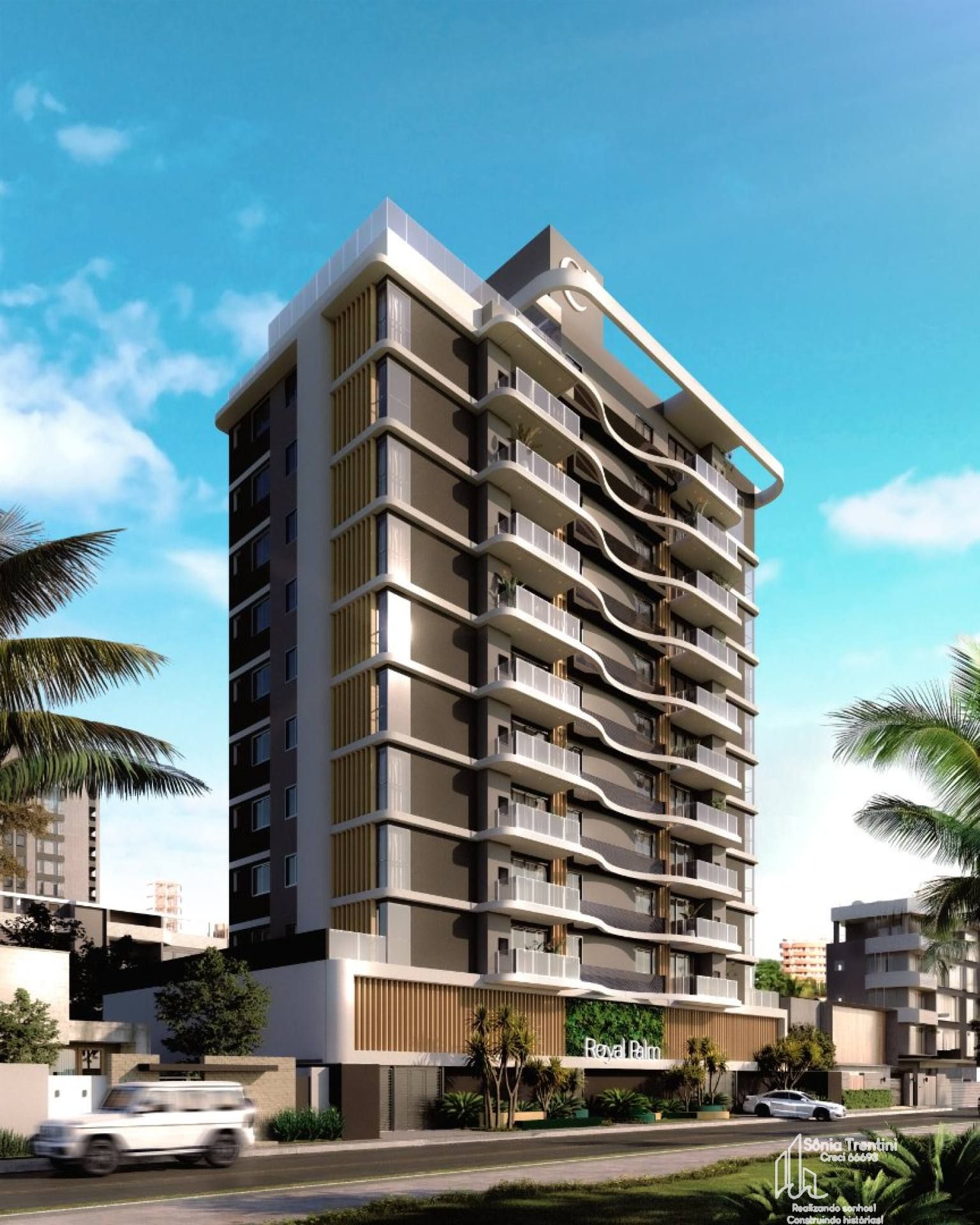 Royal Palm Residence - Apartamento com 3 Suítes no Itacolomi em Balneário Piçarras