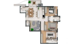 Royal Palm Residence Apartamento Com 2 Suítes no Itacolomi em Balneário Piçarras