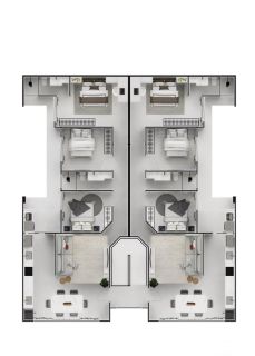 Apartamento  com 3 Quartos, sendo 1 Suíte no Itacolomi em Balneário Piçarras