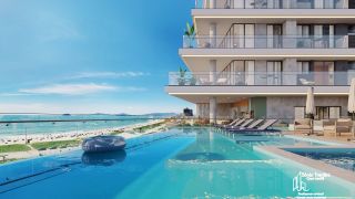 Apartamento Frente Mar com 2 Suítes no Itacolomi em Balneário Piçarras