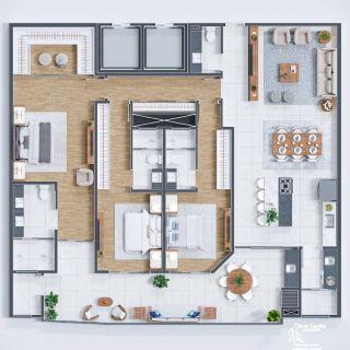 Apartamento Alto Padrão com 3 suítes no Itacolomi em Balneário Piçarras