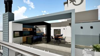 Apartamento Com 1 Suíte e 1 Dormitório na Meia Praia em Navegantes