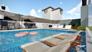 Apartamento Com 1 Suíte e 1 Dormitório na Meia Praia em Navegantes