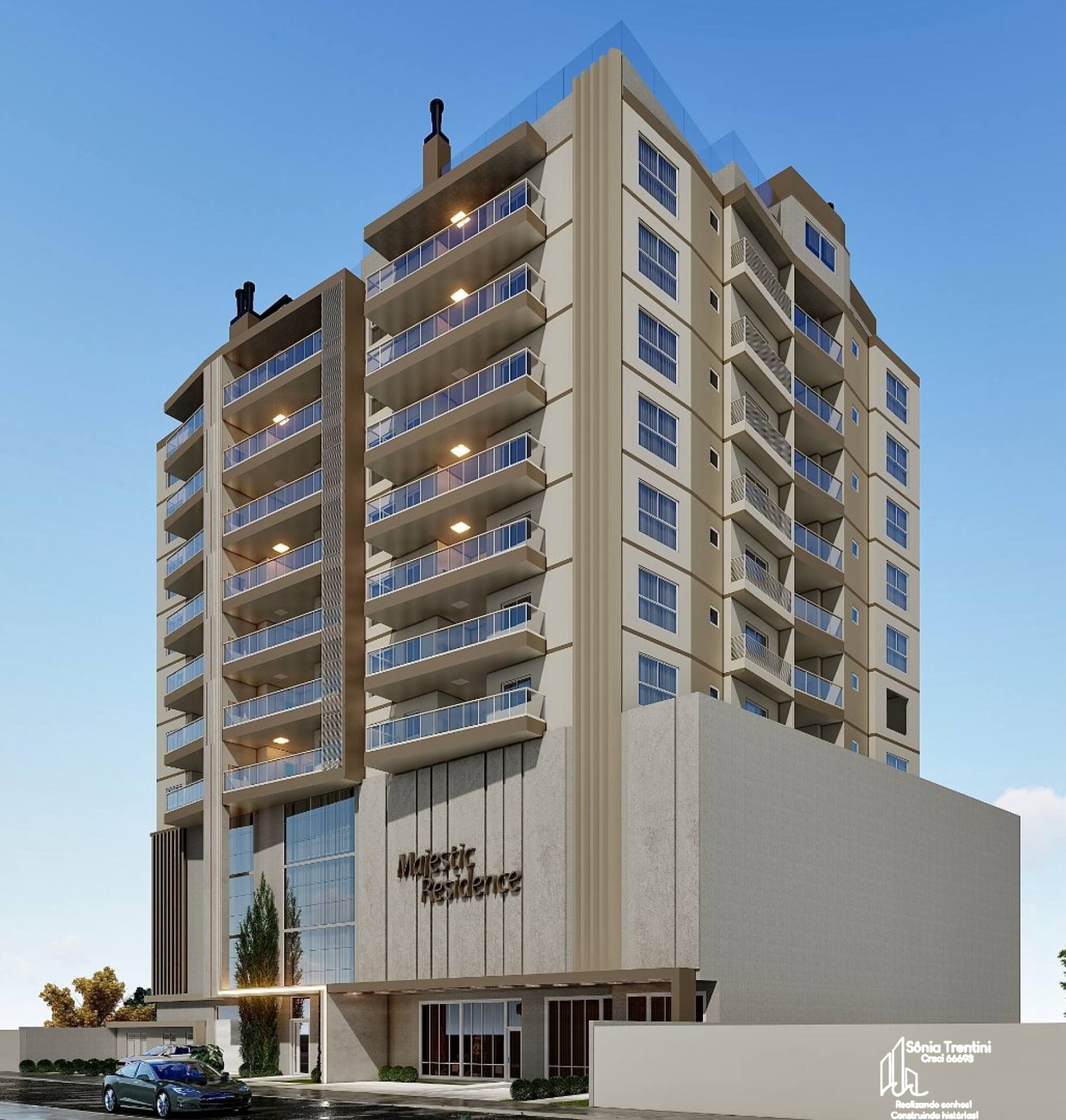 Residencial Majestic -Apartamento com 3 Dormitórios a 70m da Praia no Gravatá em Navegantes