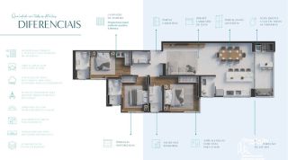 Apartamento Vetter - Frente Mar com 3 Suítes no em Balneário Piçarras