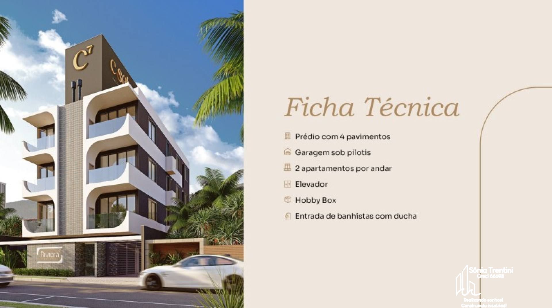 Apartamento Com  2 suítes no Itacolomi em Balneário Piçarras