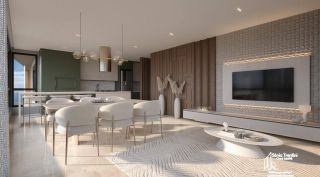 Apartamento Com 2 Suítes com Vista Mar em Balneário Piçarras