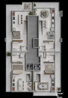 Apartamento Com 2 Suítes com Vista Mar em Balneário Piçarras