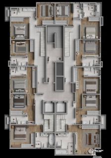 Apartamento Com 2 Suítes com Vista Mar em Balneário Piçarras