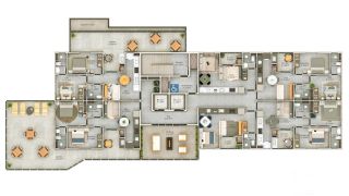 Apartamento Com 1 Suíte e 1 Dormitório no Itacolomi em Balneário Piçarras