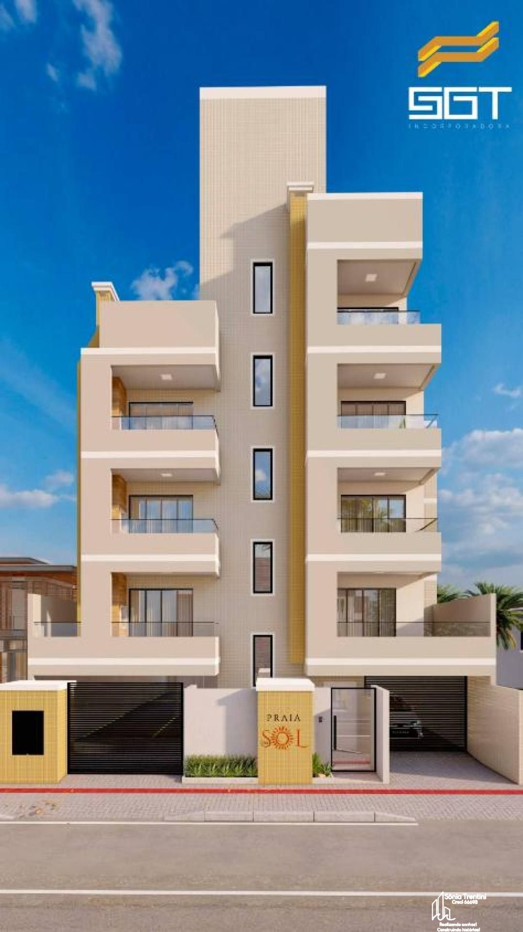 Residencial Praia do Sol - Apartamento Com 2 Suítes no Itacolomi em Balneário Piçarras