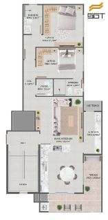 Residencial Praia do Sol - Apartamento Com 2 Suítes no Itacolomi em Balneário Piçarras