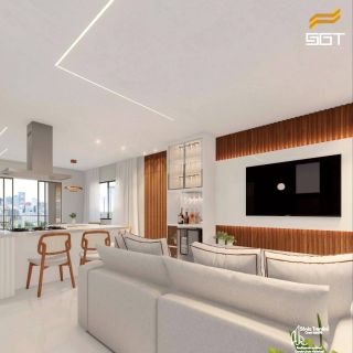 Residencial Praia do Sol - Apartamento Com 2 Suítes no Itacolomi em Balneário Piçarras