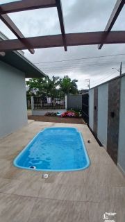 Casa Com 1 Suíte e 1 Dormitório Com Piscina no bairro Itajuba em Barra Velha