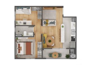 Itajuba Casamar - Apartamento Com 2 Dormitórios em  Itajuba em Barra Velha