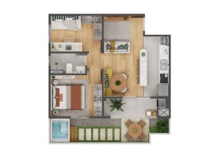 Itajuba Casamar - Apartamento Com 2 Dormitórios em  Itajuba em Barra Velha