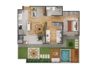 Itajuba Casamar - Apartamento Com 2 Dormitórios em  Itajuba em Barra Velha