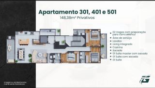 Residencial Verona Tower - Apartamento com 3 Suítes no em Balneário Piçarras