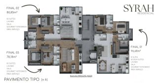 Residencial Syrah - Apartamento com 3 Dormitórios