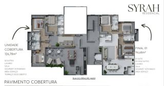 Residencial Syrah - Cobertura com 3 Suítes