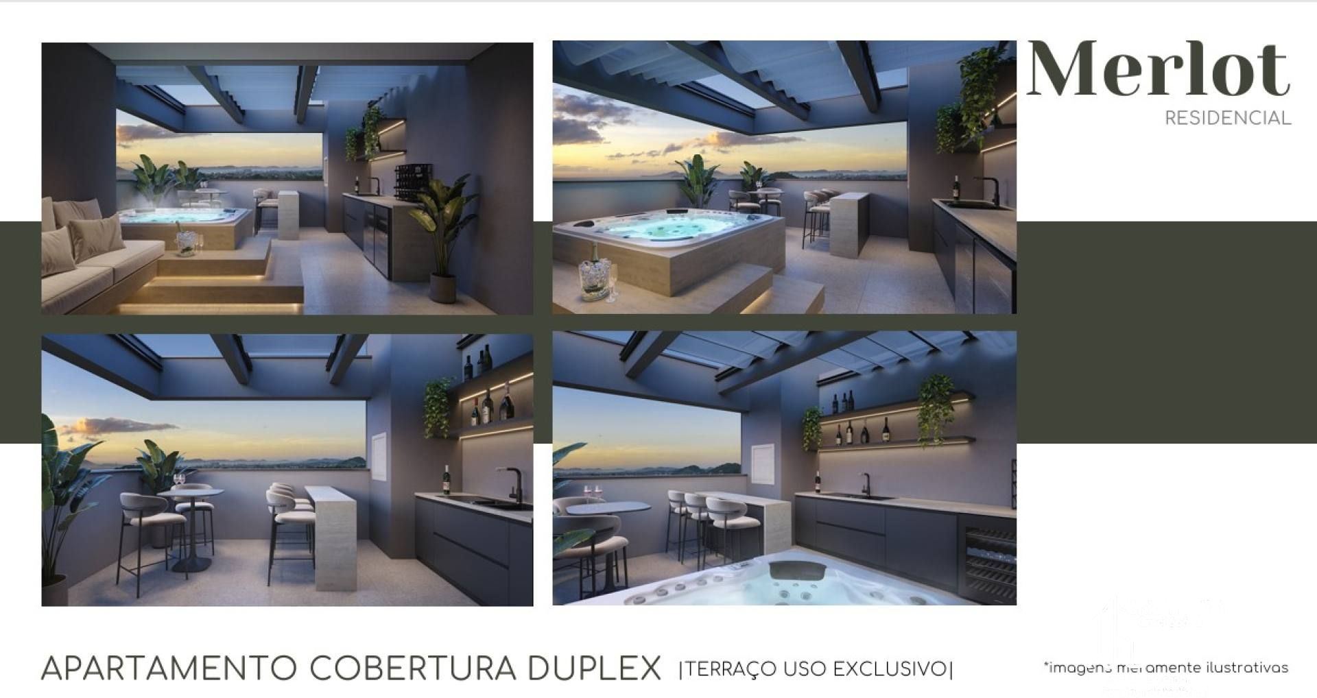 Residencial Merlot - Cobertura Duplex com 3 Dormitórios e 2 Vagas de Garagem
