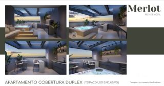 Residencial Merlot - Cobertura Duplex com 3 Dormitórios e 2 Vagas de Garagem