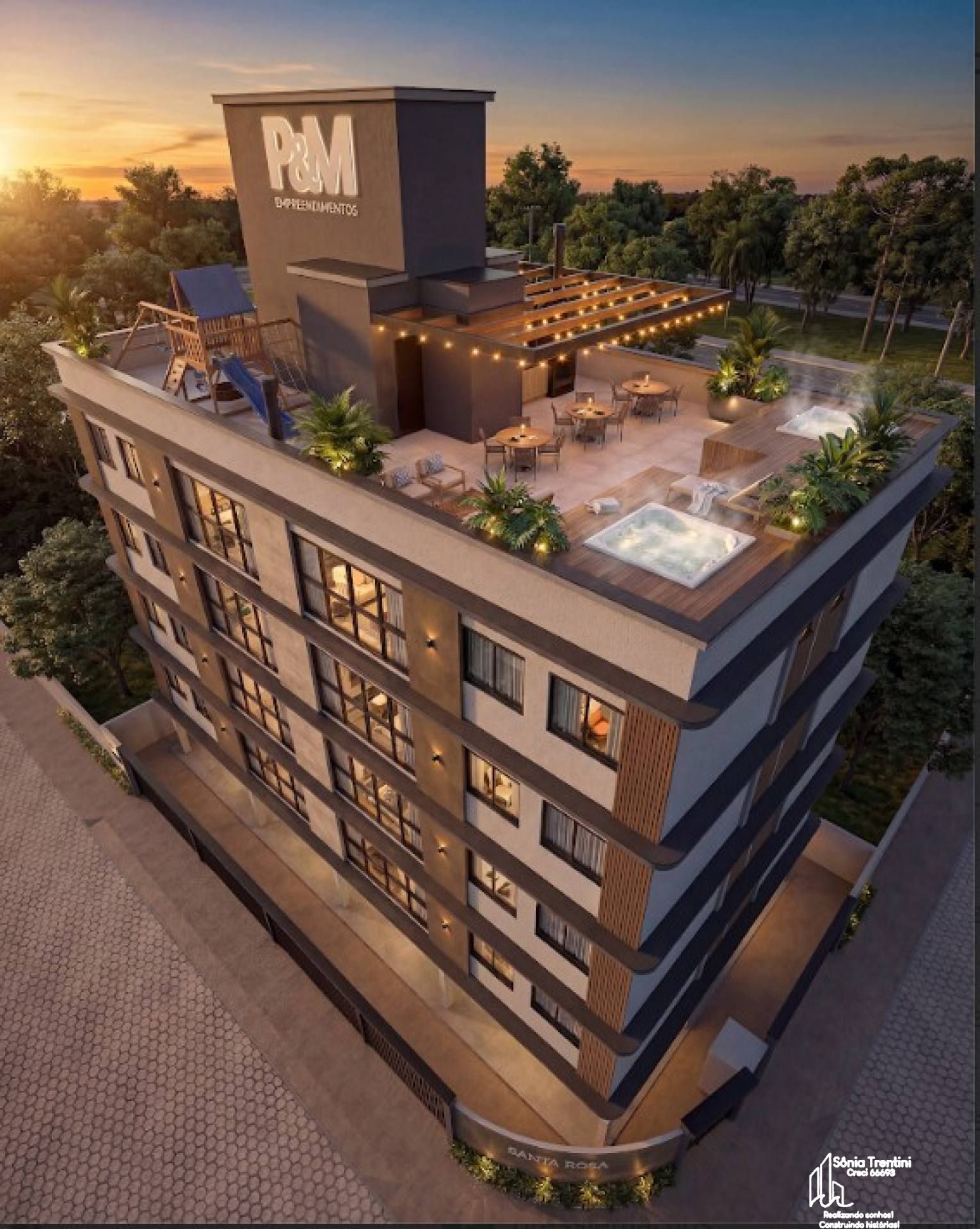Residencial Santa Rosa - Apartamento com 1 Suíte e 1 Dormitório