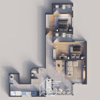 Residencial Palermo - Apartamento com 2 Suítes